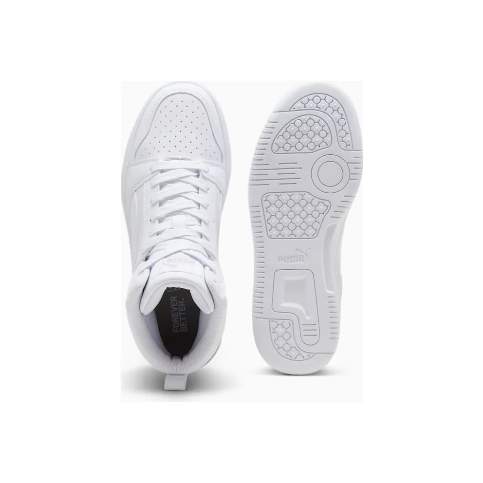 Puma Rebound V6 Mid White/Grey (393831-05)