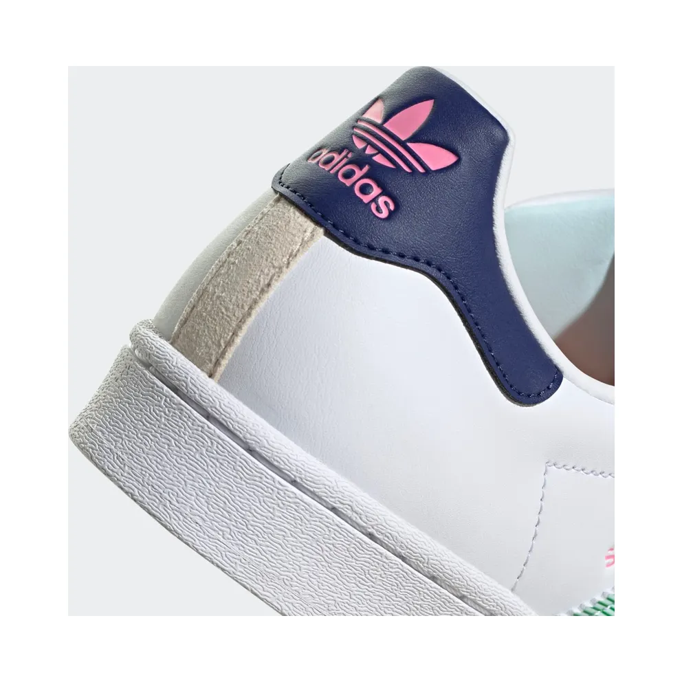 Adidas Superstar Cloud White / Night Sky / Green (GW9783)