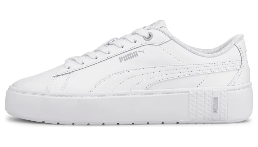 Puma Smash Platform v2 L Wit (373035-01)
