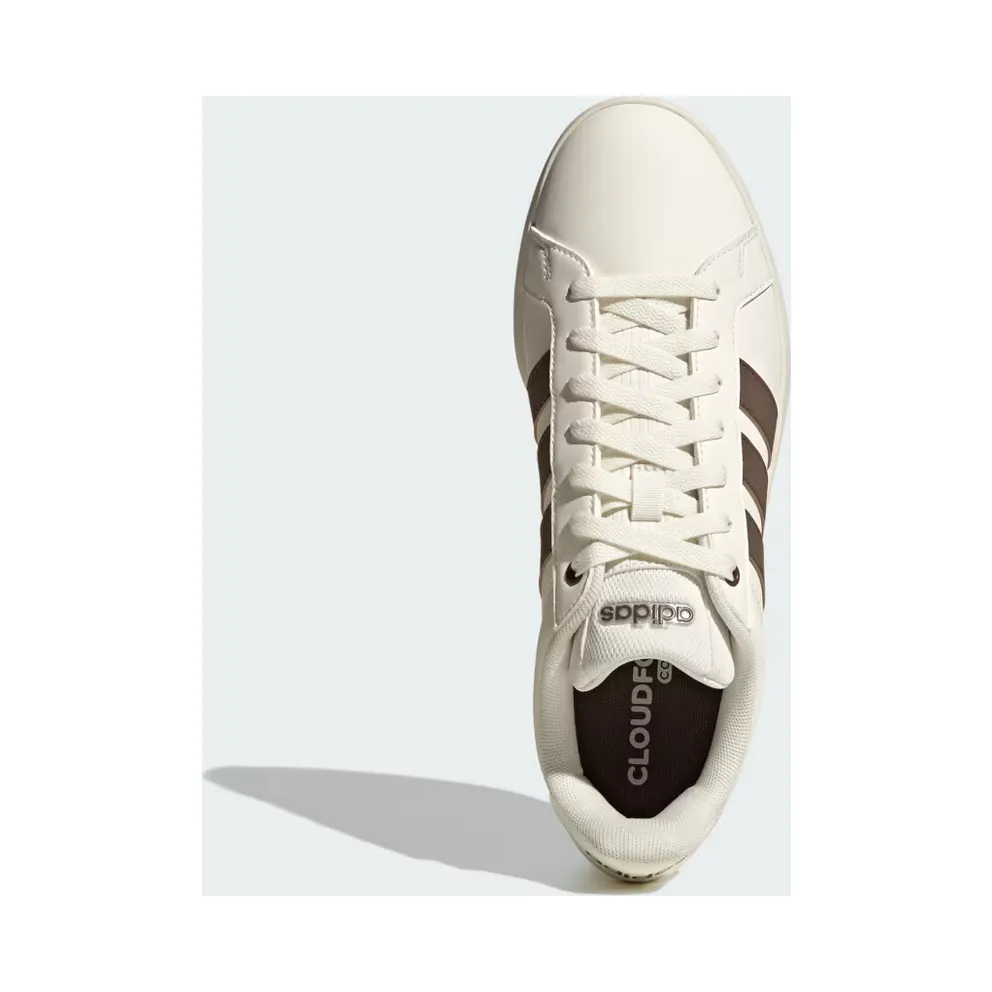 adidas Grand Court Base 3.0 “Core White / Earth Strata / Gum” (KK4826)