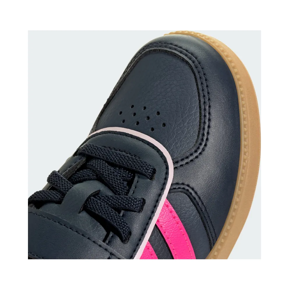 adidas Breaknet Sleek Shoes Kids “Aurora Ink / Lucid Pink / Gum” (JQ3060)