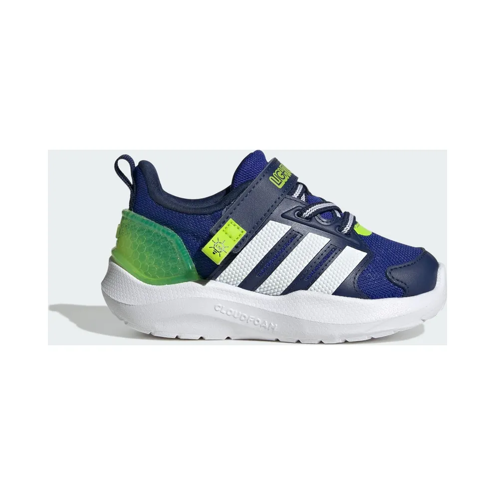 Adidas LIGHTORAMA Shoes INFANTS Lucid Blue / Cloud White / Solar Slime (JQ4161)