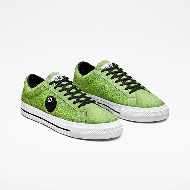 Converse Converse x Stüssy One Star Pro 8-Ball Green Flash/White/Black (A03712C)