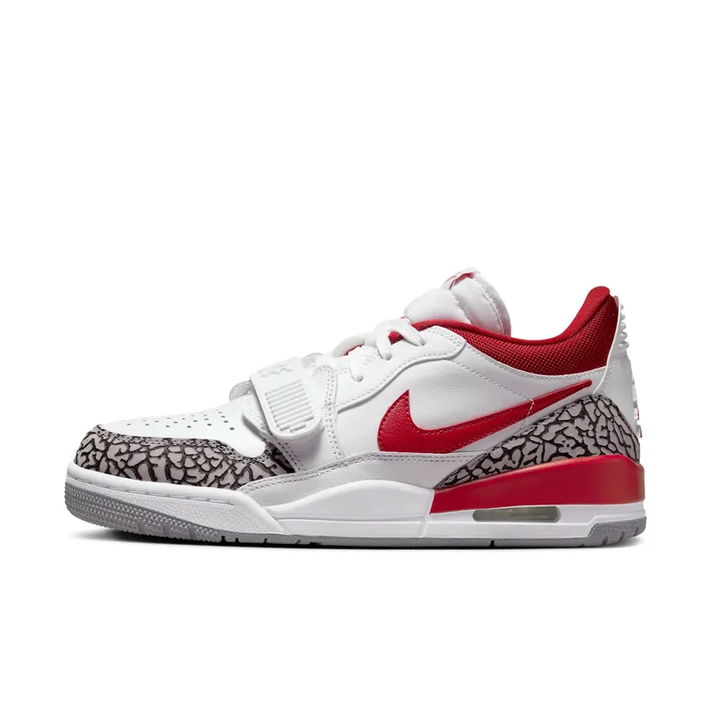 Jordan Legacy 312 Low White Cement Gym Red (FQ7827-106)
