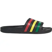 adidas Adilette Core Black/Green/Pure Ruby (HQ2449)