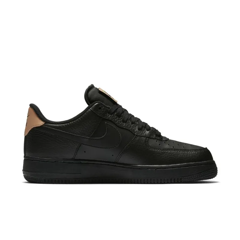 Nike Air Force 1 Low Black Vachetta Tan Black/Black-Black-Black (718152-016)