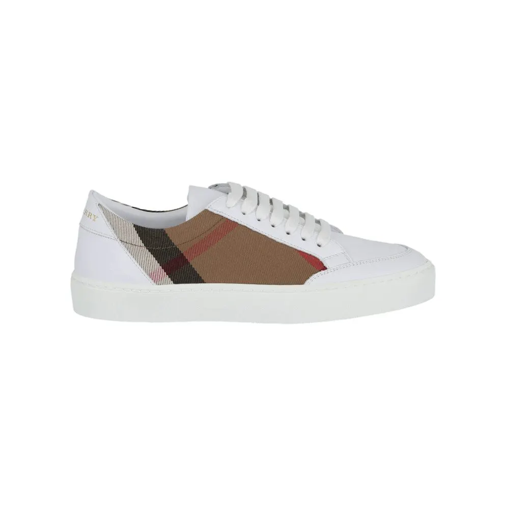 Burberry House Check Low-Top Sneaker White Brown (4040055 10002)