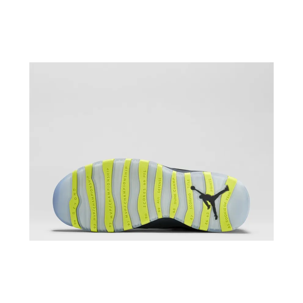 Air Jordan Nike AJ X 10 Retro Venom Green (310805-033)