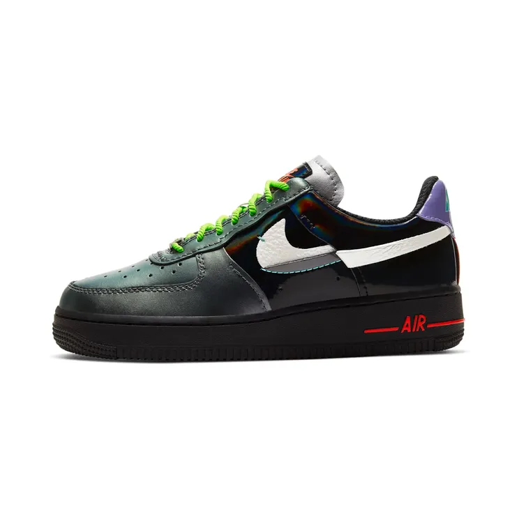 Nike Air Force 1 Low Vandalised ‘Joker’ “Black / Medium Violet / Volt / Metallic Silver” (CT7359-001)