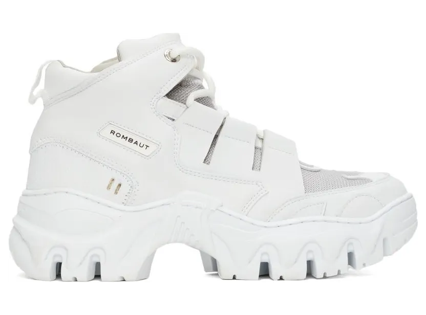 Rombaut White Boccaccio II Future Leather Riot Low WHITE (S21-B-015)