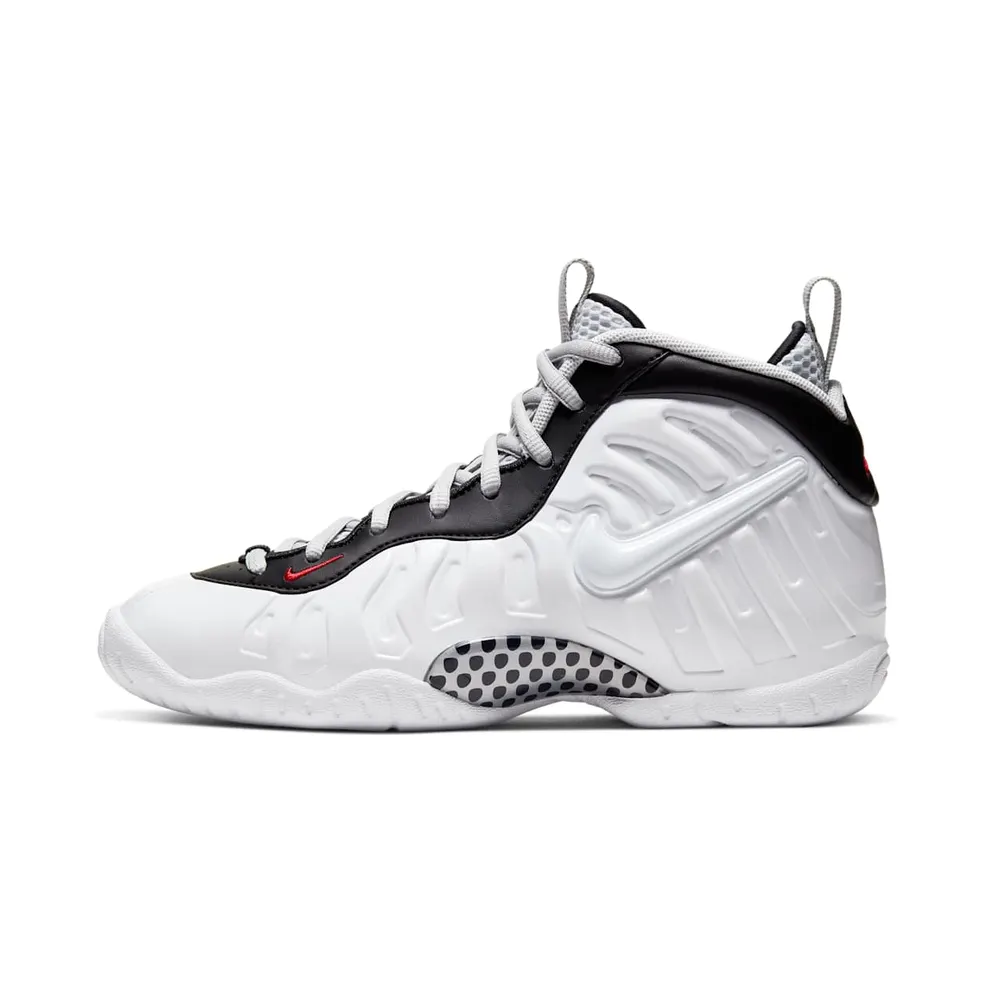 Nike Air Foamposite Pro White Black University Red (GS)