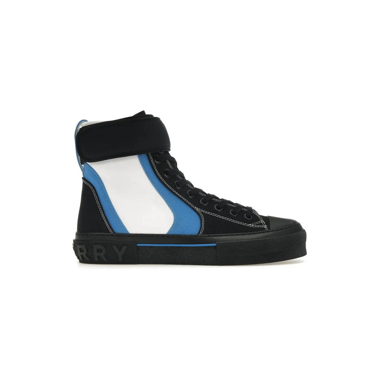 Burberry Sub High-Top Laced-Up Trainer Black Blue White (8055766)