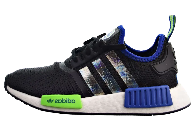 adidas NMD R1 Black Royal Solar Green (GS) (FX6497)