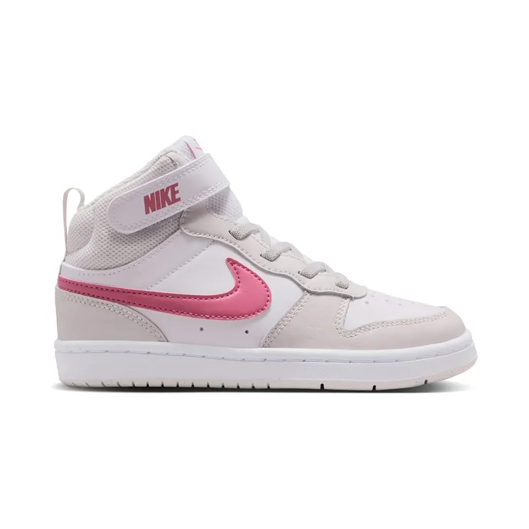 Nike Court Borough Mid 2 White Vast Grey Peony (CD7783-133)