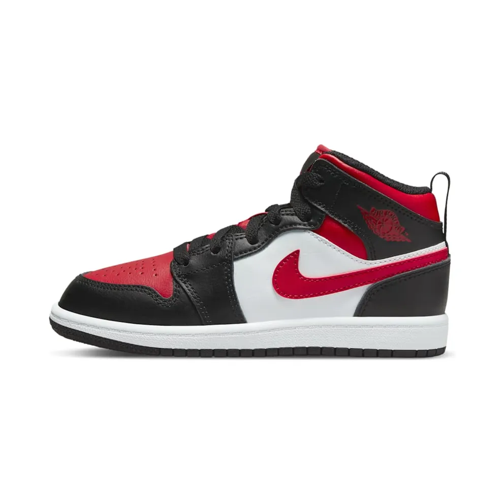 Jordan 1 Mid Younger Kids’ Black (640734-079)