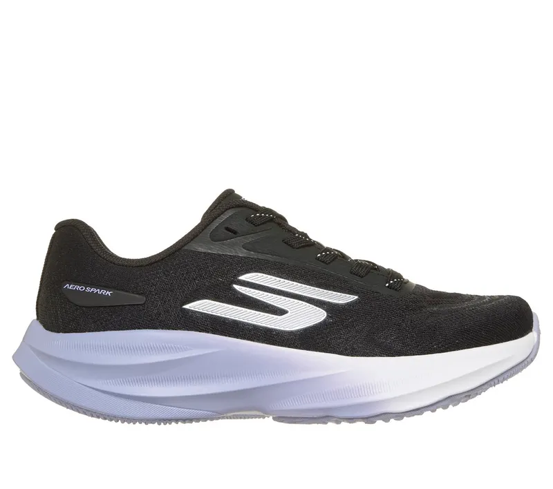Skechers Aero Spark “Speedwave Sneaker Black / Purper” (304202LBKPR)