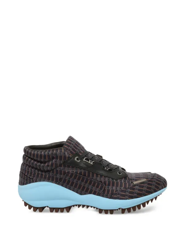 Lanvin geometric-print lace-up – Bruin (FMSKDMBMTJAC)