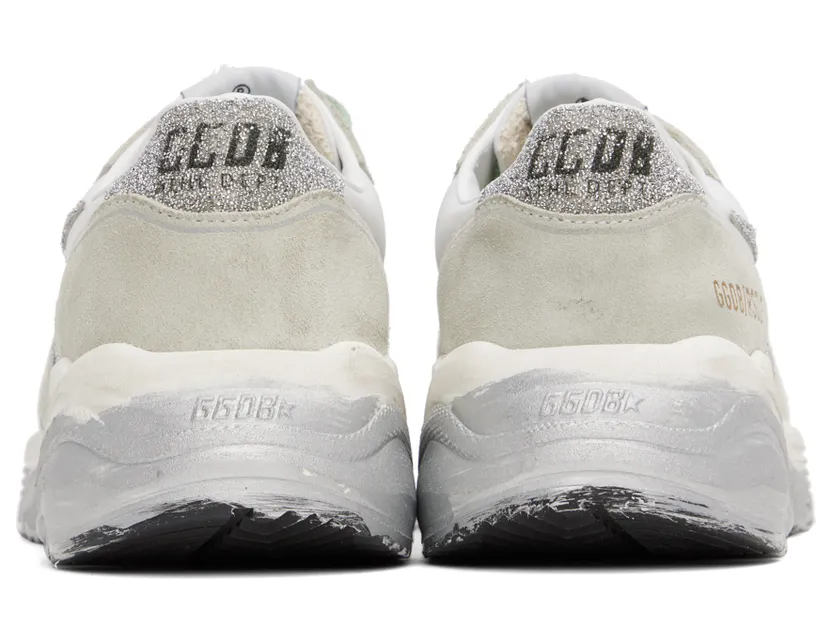 Golden Goose White & Gray Running Sole Sneakers (GWF00126.F002793.10268) (2)