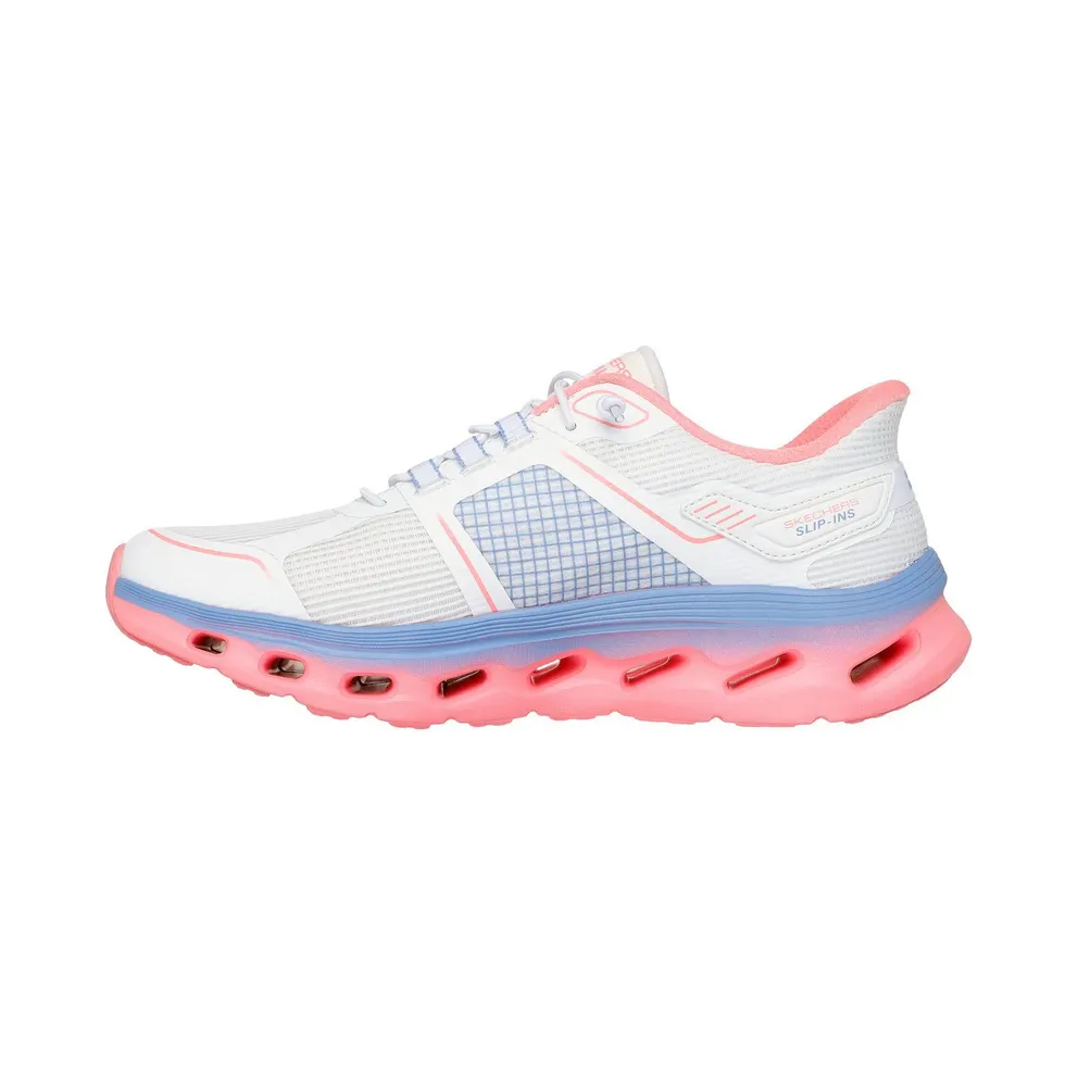 Skechers Slip-ins: GO WALK Glide-Step 2.0 – Elektra – White / Multi (125121 WMLT)