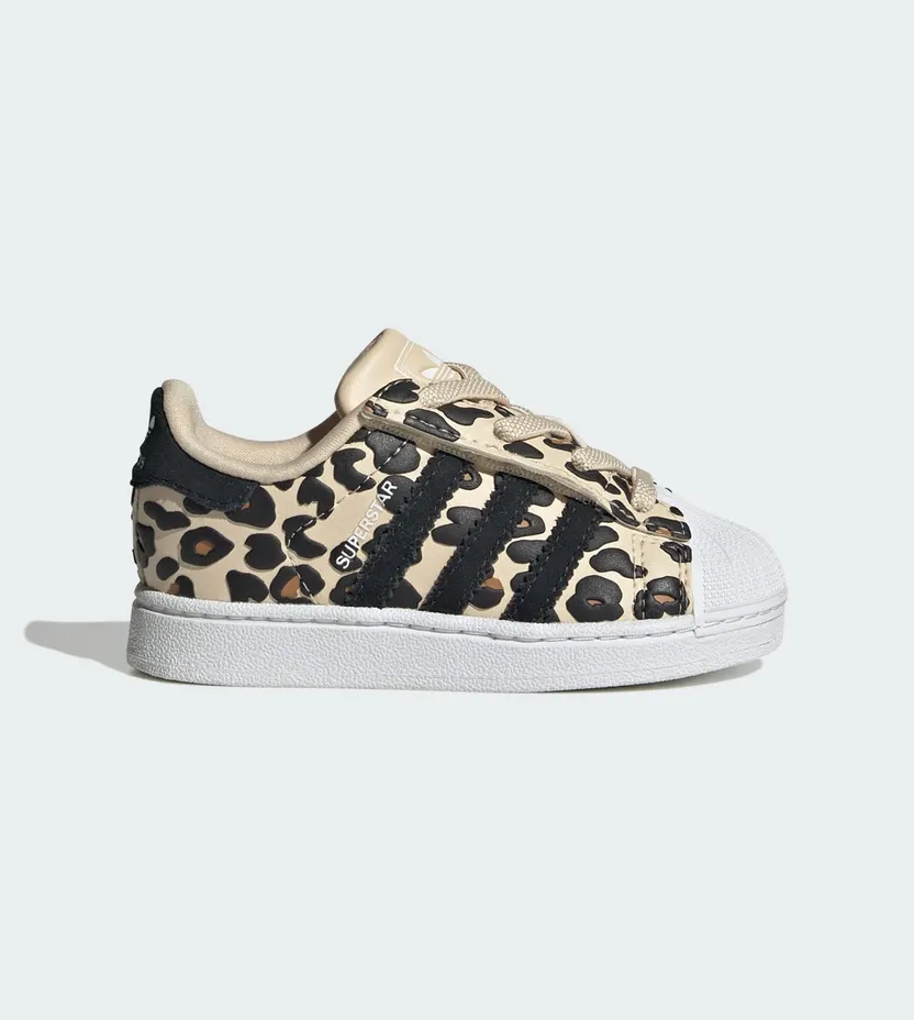 Adidas SUPERSTAR II COMFORT CLOSURE SCHOENEN MET ELASTISCHE VETERS Sand Strata / Core Black / Cloud White (KK2126)