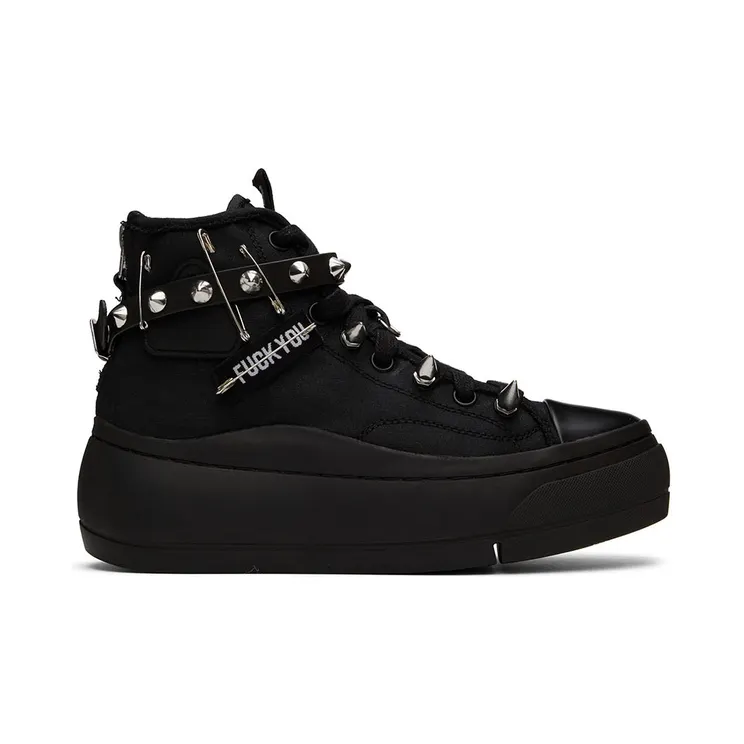 R13 Black Pyramid Studded Kurt Sneakers (R13S5034-001)