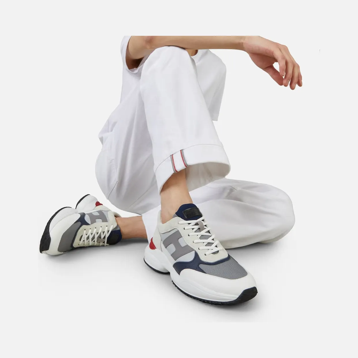 Hogan Interaction Grey Blue White (HXM5450DN91MIX754T) (6)