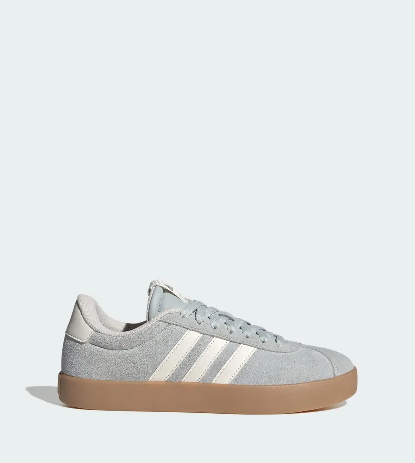 Adidas VL Court 3.0 Wonder Silver / Off White / Gum (JP7539)