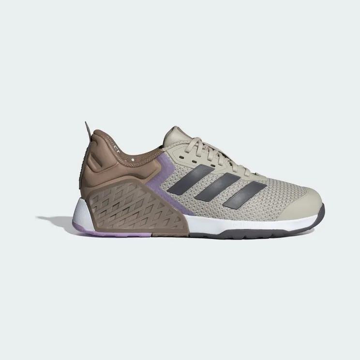 adidas Dropset 3 Training “Beige / Grey Strata / Powder Plum” (JR1675)