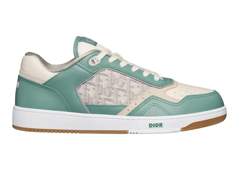 Dior B27 Low Turquoise Cream Dior Oblique Cream Jacquard (3SN272ZIR06651)