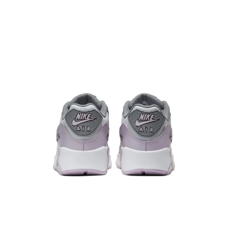 Nike Air Max 90 Leather Particle Grey Iced Lilac (GS) Particle Grey/Iced Lilac-Photon Dust-White (CD6864-002)