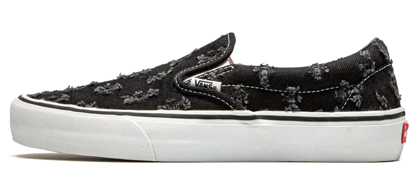 Vans Supreme x Slip-On ‘Black Hole Punch Denim’ (VN0A38DD2DC)