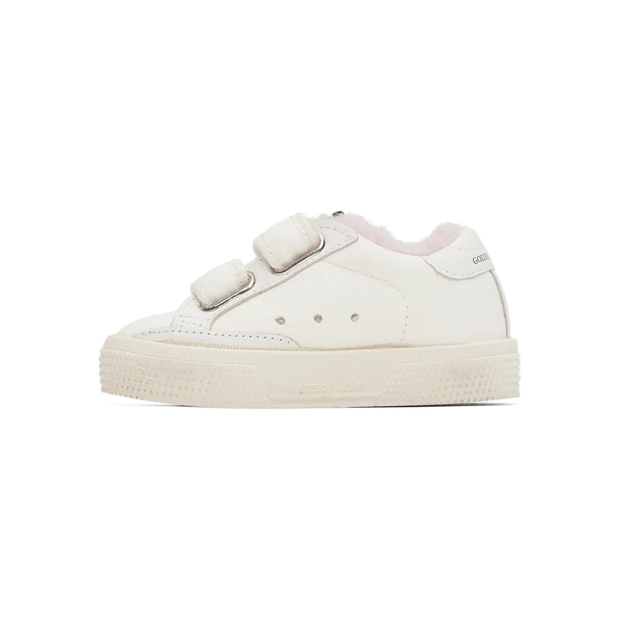 Golden Goose Baby White May School Sneakers (GJF00198.F003280.11202) (3)