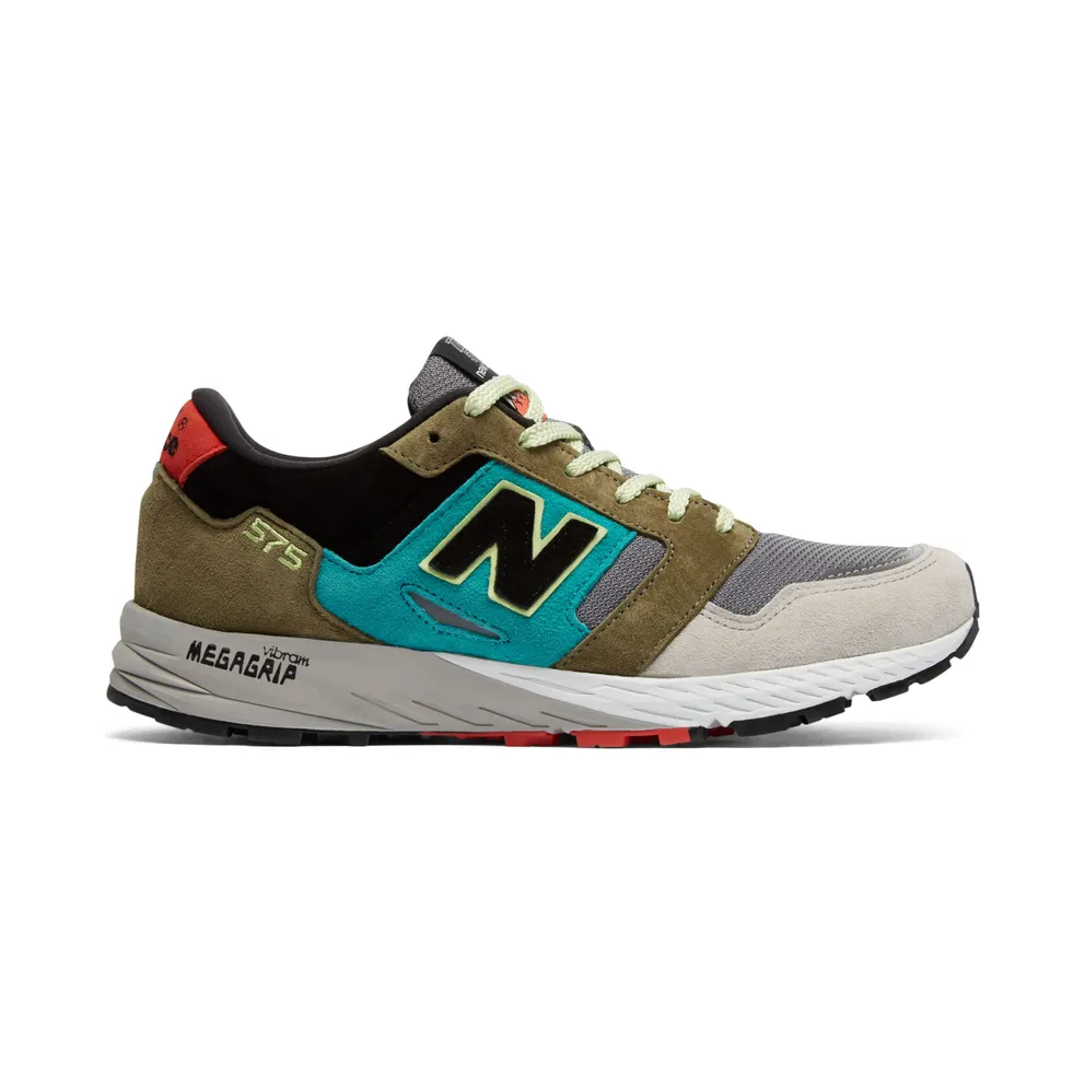 New Balance 575 Grey Green Black Grey/Green-Black (MTL575ST)