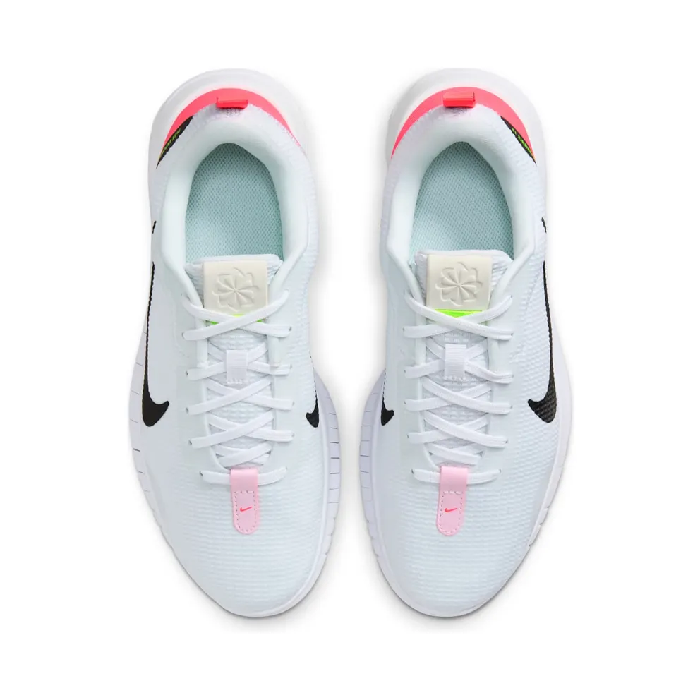 Nike Flex Experience Run 12 White Hot Punch Volt Black (DV0746-102)