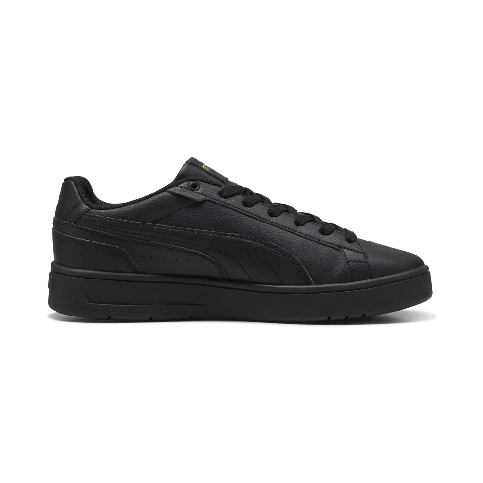 Puma Court Classico “Puma Black / Puma Black / Puma Gold” (400284_06)