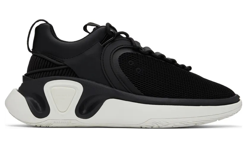 Balmain Black B-Runner Sneakers (XM1VI261LSDH)