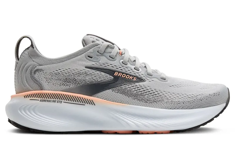 Brooks Adrenaline GTS 25 Grey Blackened Pearl Coral (120443-1B-032)