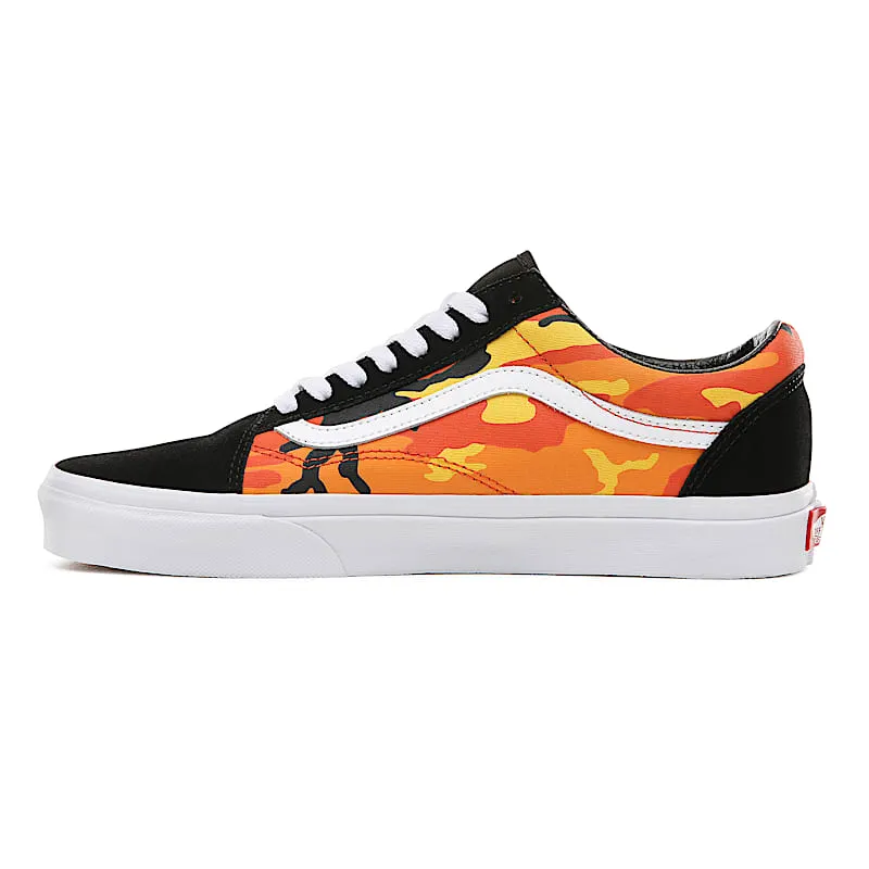Vans Old Skool Pop Camo Orange Black/Spicy Orange-True White (VN0A38G1RK3)
