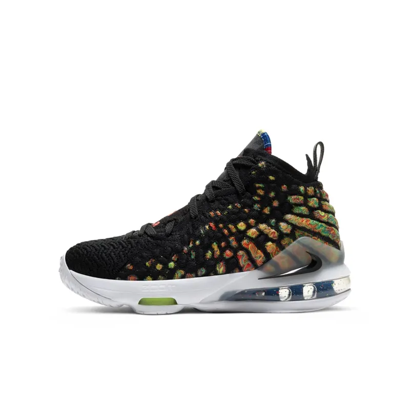 Nike LeBron 17 James Gang (GS) Black/Black-Multi-Color (BQ5594-005)