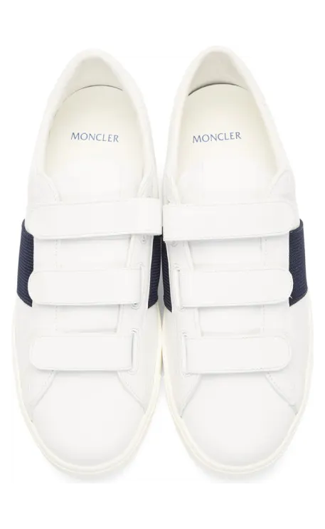 Moncler Genius 7 Moncler Fragment Hiroshi Fujiwara White Leather Franz Scarpa Sneakers (00403 – 00 – 02S2A) (4)