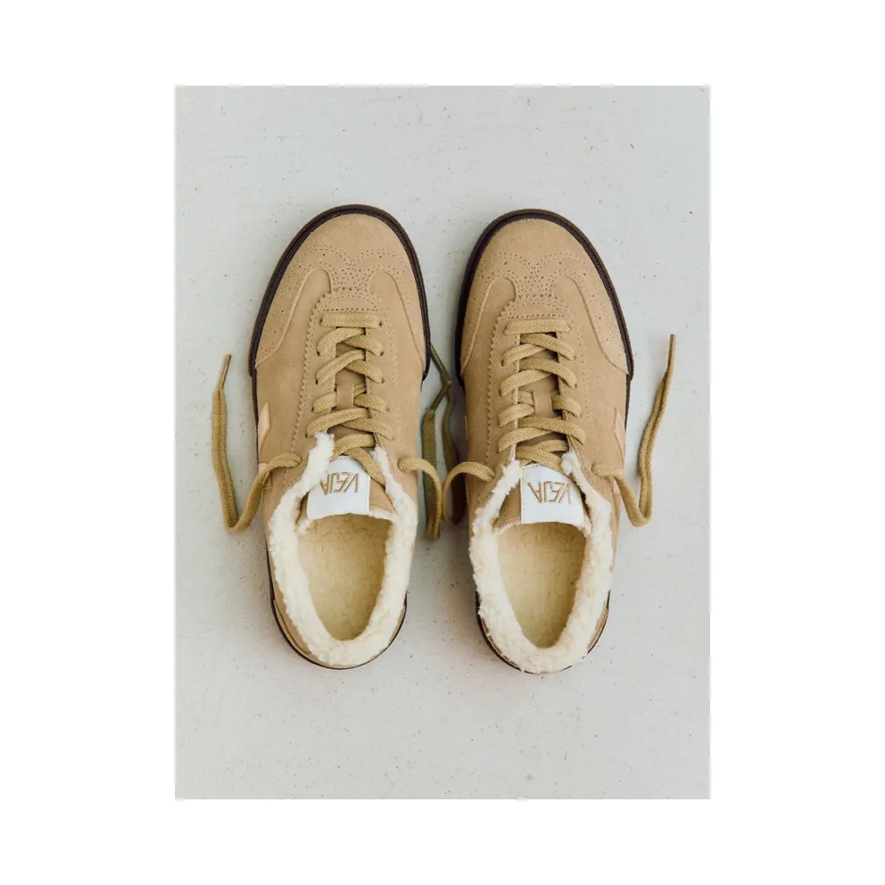 Veja Volley Suede with Shearling Lining Platinum (VU0321860)