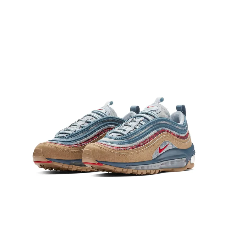 Nike Air Max 97 Wild West (GS) Parachute Beige/University Red-Thunderstorm-Light Armory Blue-Sail (BV6374-200)