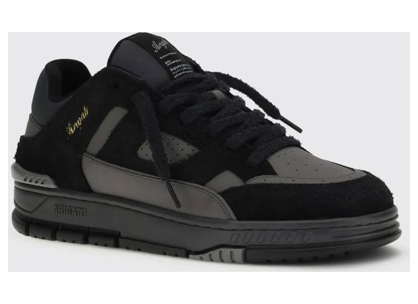 Axel Arigato Area Lo Fluffy Leather Sneakers Black (F3592001)
