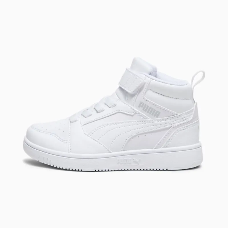 Puma Rebound V6 Mid White/Grey (393832-05)