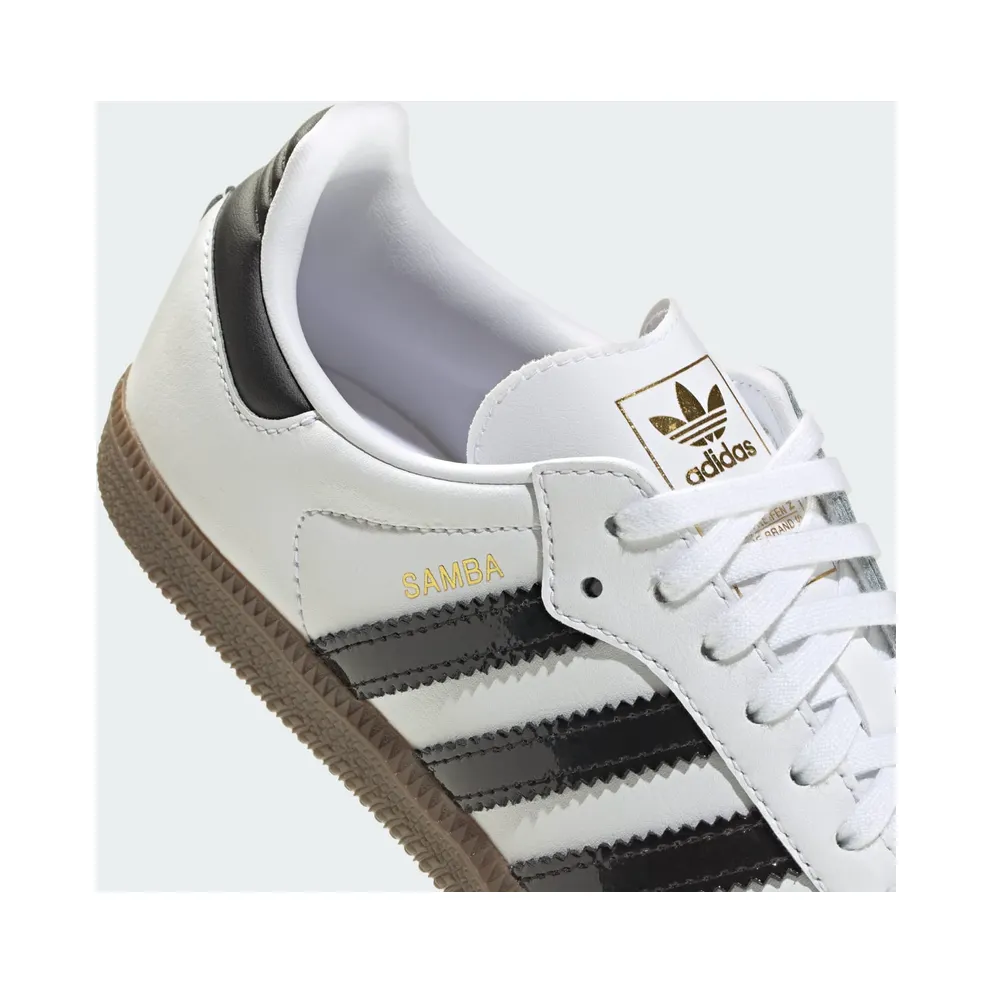 adidas Samba OG White Black Patent Stripes (JQ2846)