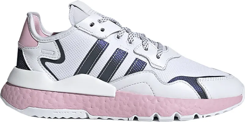 adidas Nite Jogger Cloud White True Pink (W) Cloud White/True Pink/Core Black (EG7942)