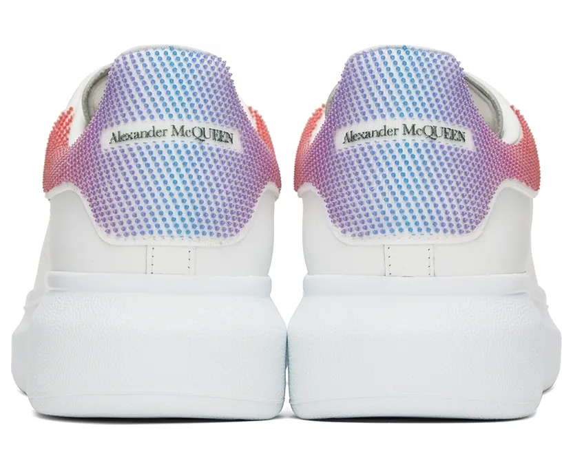 Alexander McQueen White & Multicolor Oversized Sneakers (711139WICG4) (2)
