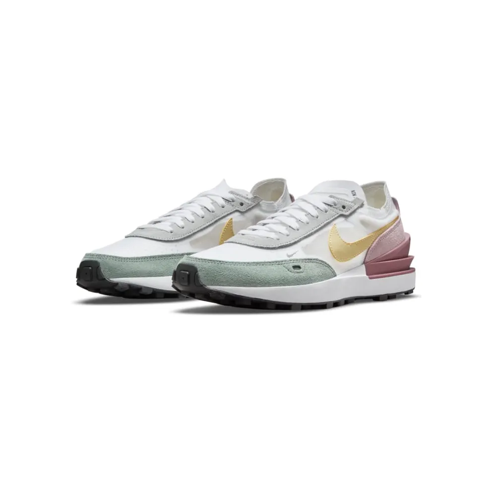 Nike Waffle Oneen “White / Regal Pink / Light Mulberry / Lemon Drop” (DN5062-100)