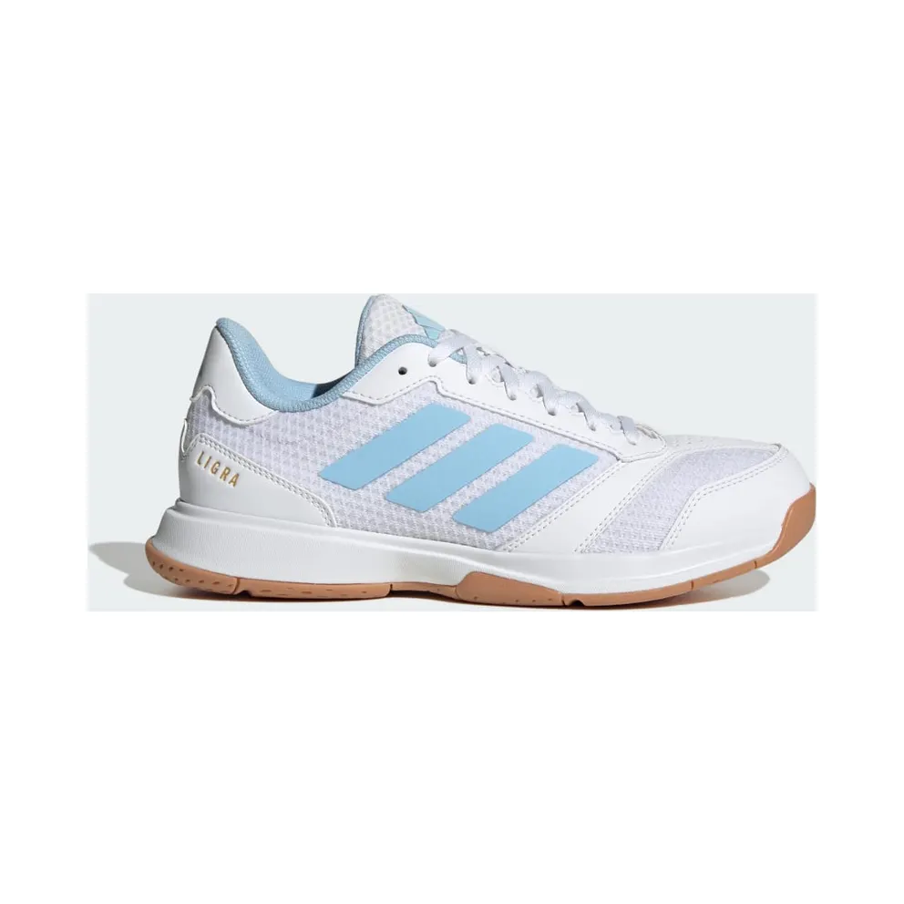 Adidas Ligra 8 Indoor Cloud White / Clear Sky / Gold Metallic (KK2041)