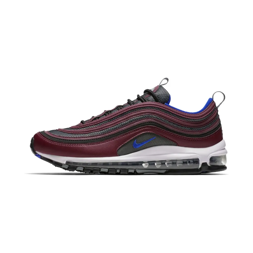 Nike Air Max 97 Cool Grey Night Maroon Cool Grey/Night Maroon-Pure Platinum-Racer Blue (921826-012)